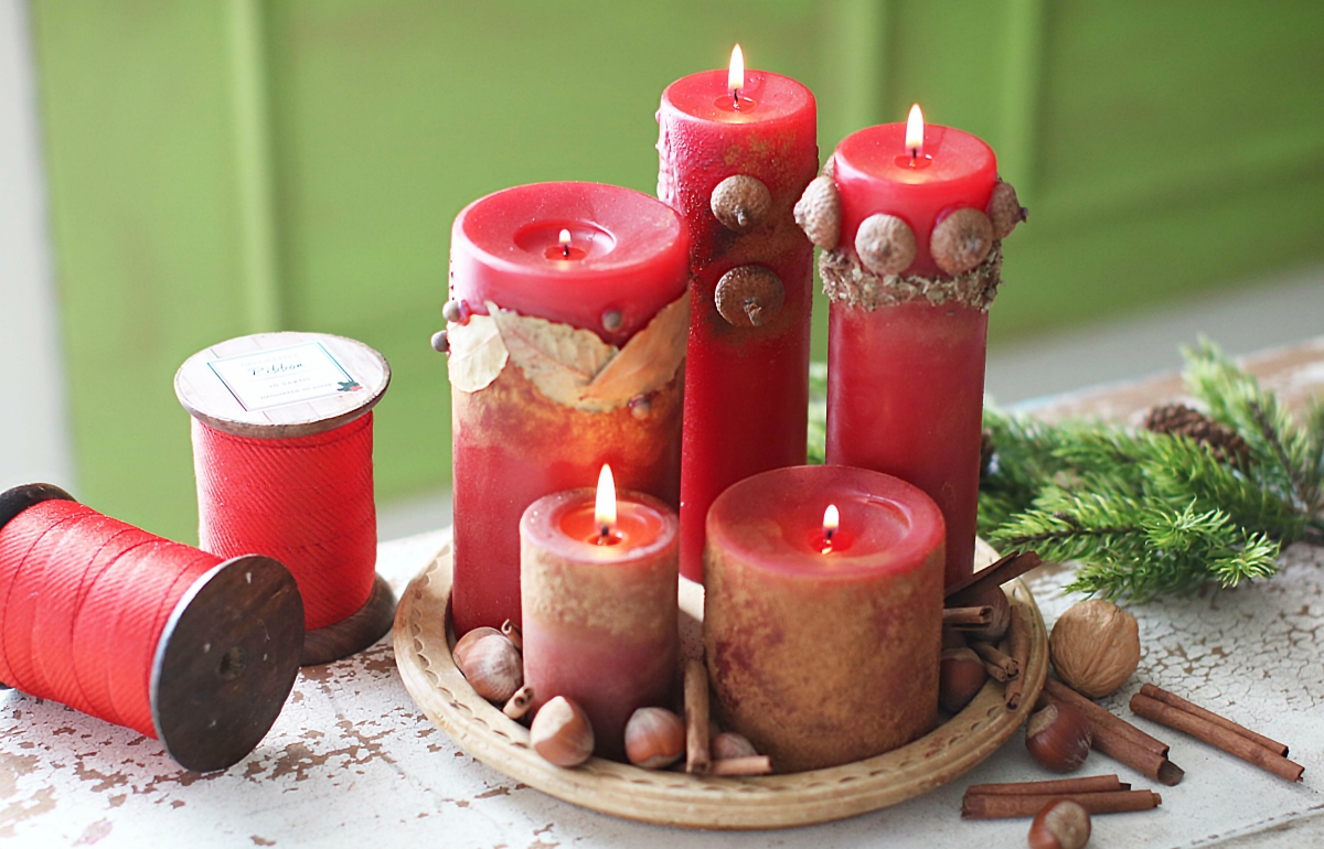 Six-Candle Centerpiece, Woodworking Project